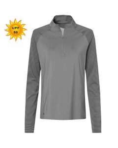 Adidas - Women's Stripe Block Quarter-Zip